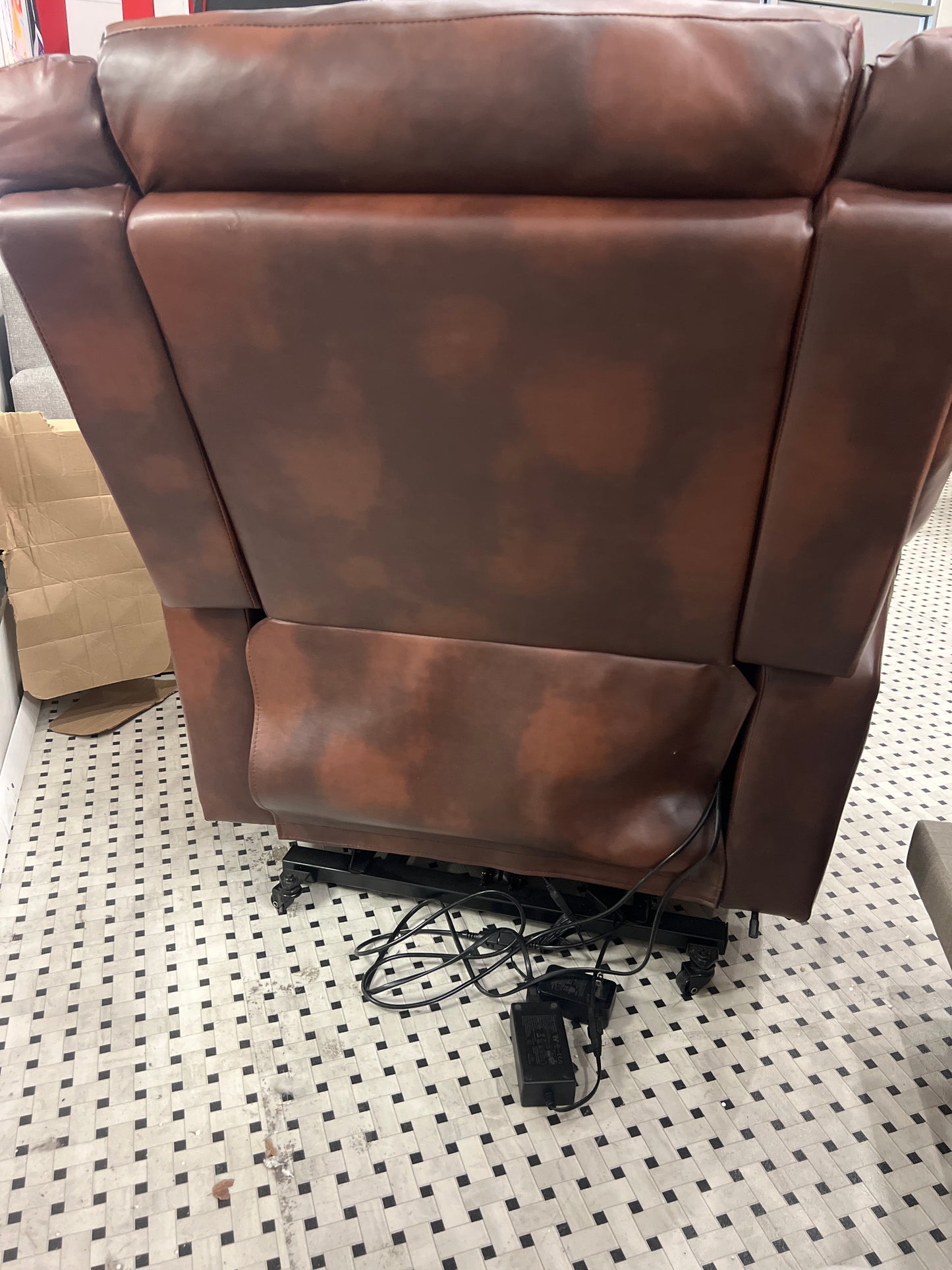 Leather Massage Lift Chair