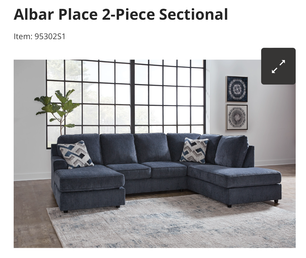 Albar 2 Piece Sectional